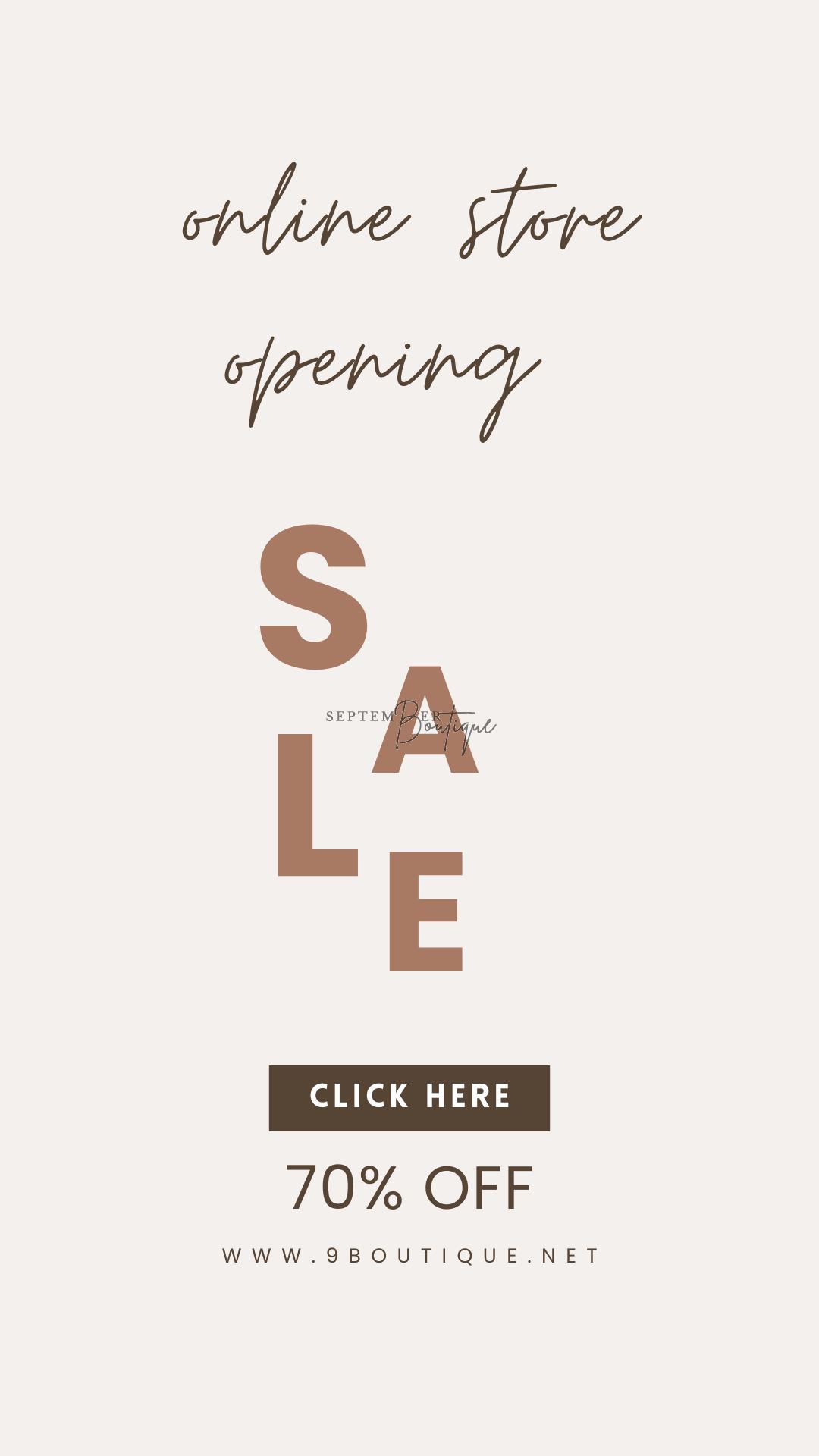 Opening Sale